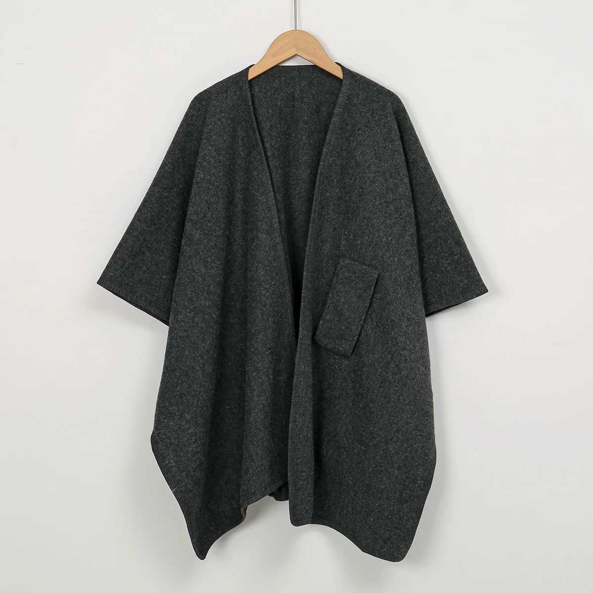 Luxury Womens Elegant Shawl Wraps Soft Open Front Poncho Cape For Autumn Winter Solid Color Tassel Scarf Shawls Cloak Bufanda Pashmina Y251208