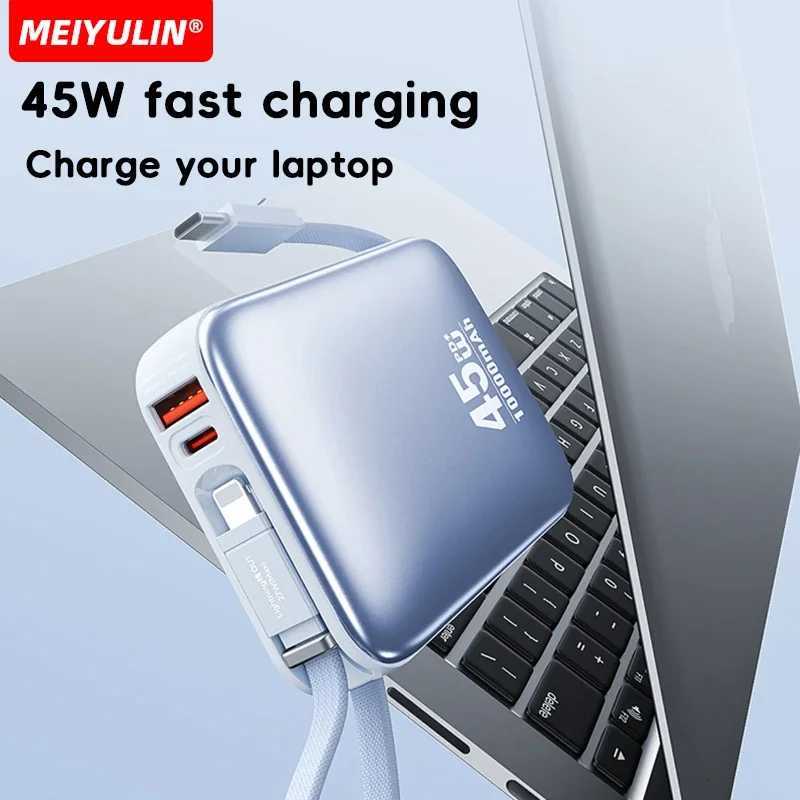 20000mAh 45W PD Power Bank 10000mAh Portable USB C Cable Fast Charging Mobile External Battery For iPhone Laptop H251209