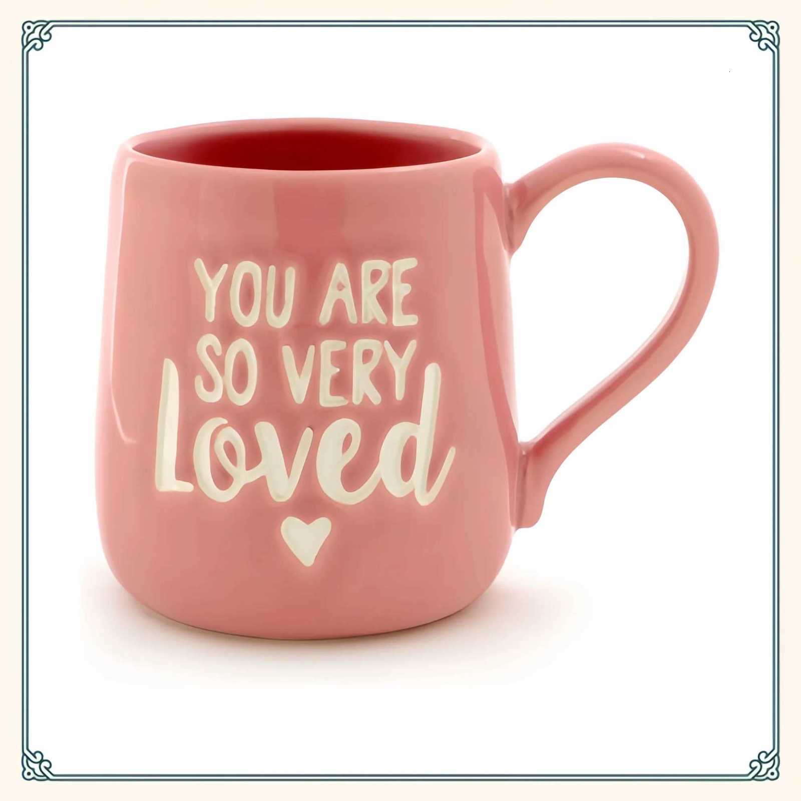 16 oz Stoneware g E Motivational Quote Cup for Off He Tea Coffee Breakfast H251209