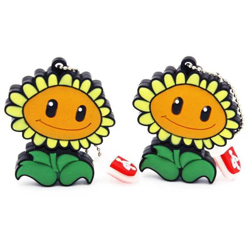 JASTER Cartoon Suower USB 20 Flash Drive 100 Real Capacity 32GB 64GB 128GB Creativity Pen Drives Student Gifts Memory Stick C251209
