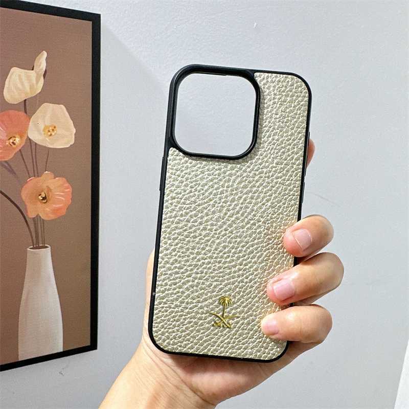 Luxury business Litchi grain leather Case Couple for iPhone 15 14 Phone Cover 13 12 11 Pro MAX Hard Cover Shockproof Back Funda C251209