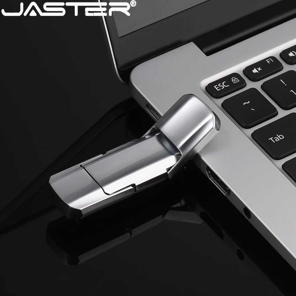 JASTER New TYPE-C 20 pen drive 128GB 64GB stylish metal USB flash drive 32GB 16GB memory stick business gift USB flash drive C251209