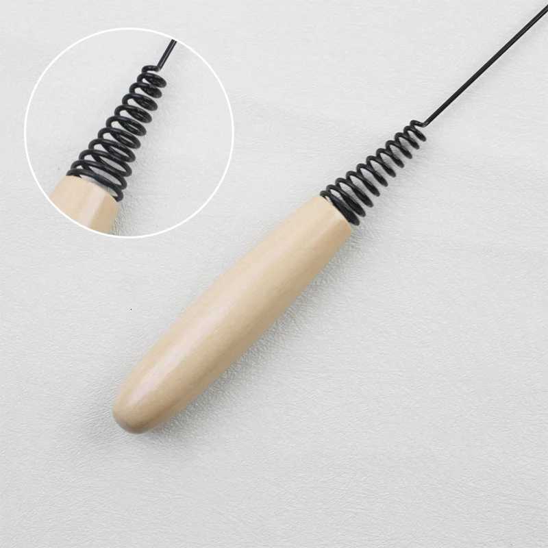 Wooden handle spring teasing cat stick pearl feather replacement head scratch-resistant cat toys to relieve boredom pet supplies M251209