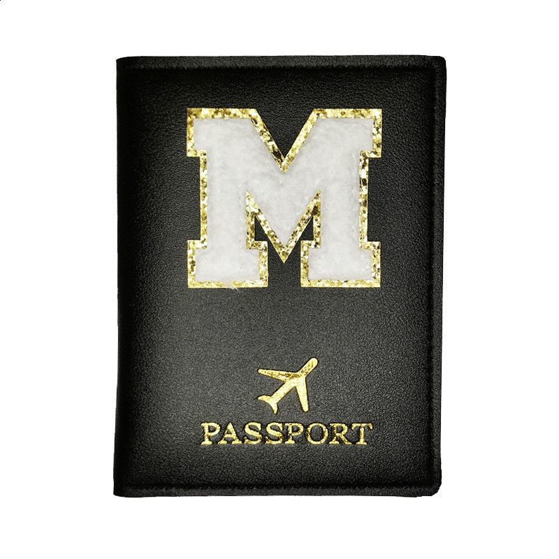 2025 Customizable Letter Passport Luggage Tag Pendant Passport Holder Set y240829