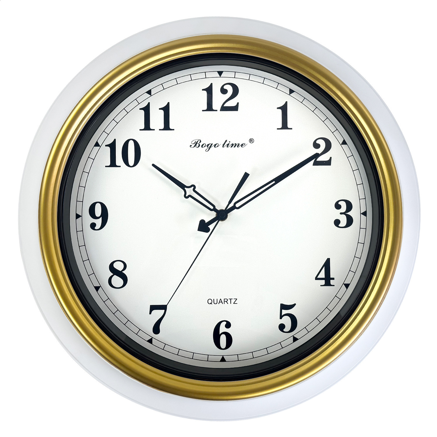Wall Clocks Better Homes Gardens 30" Indoor Brown Round Wood Arabic Analog Clock 231122