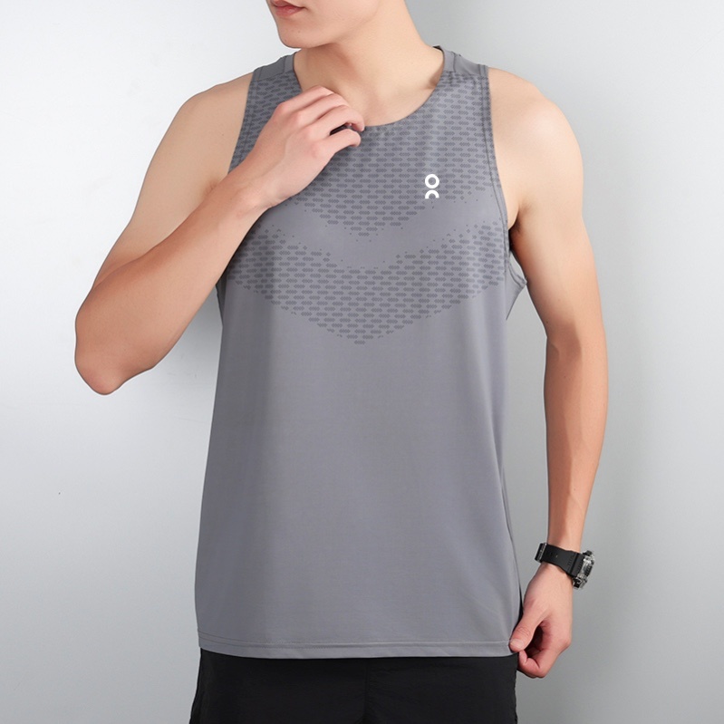 Men Summer Underwear Breathable Sleeveless Vest Letter Printed Tank Tops Tops Sports Vest Gym T-shirts