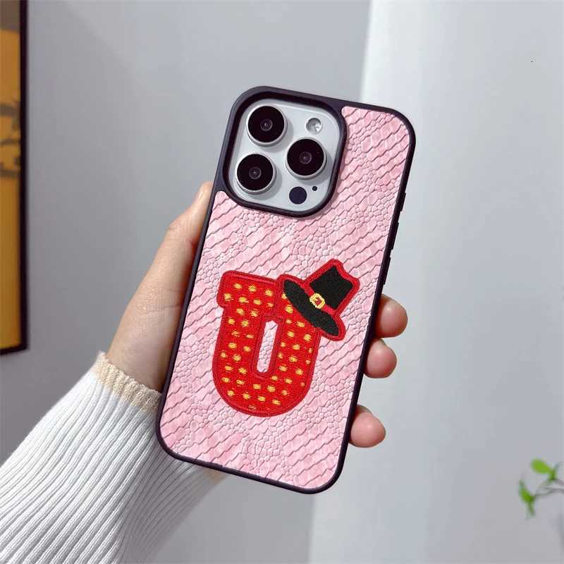 Custi name Snakeskin pattern PU leather hard Case for iPhone16 15 14 Phone Cover 13 12 11 Pro Shockproof Back Funda C251209