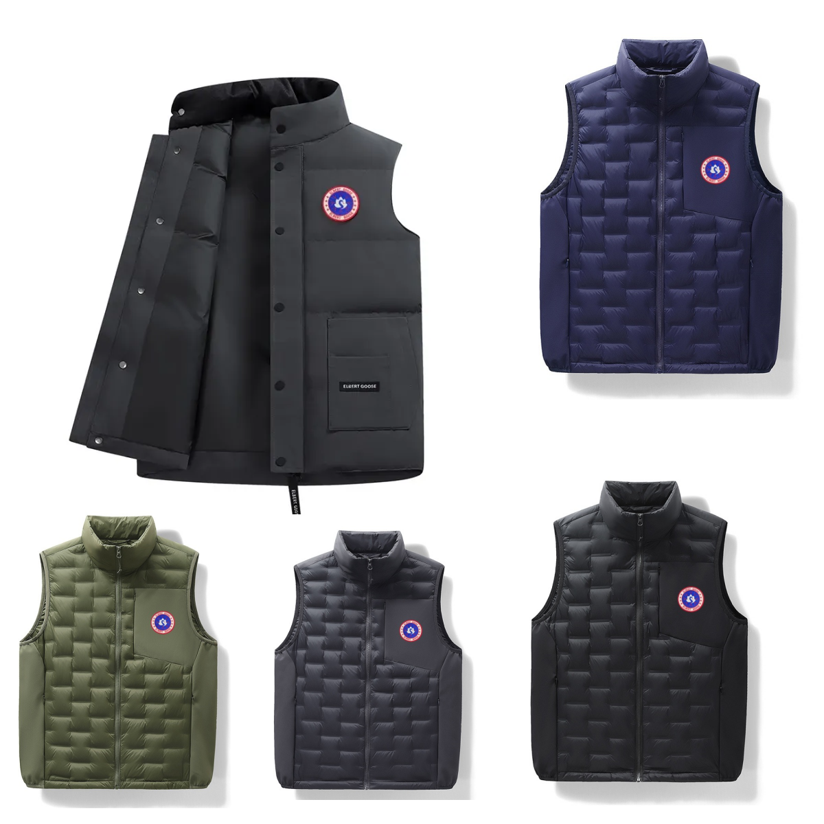 Designer Men's Down 80% Fleece Filling For Warmth Thickened Winter Jacket White Duck Feather Casual Sports Style Couple's Zipper Closure Oth