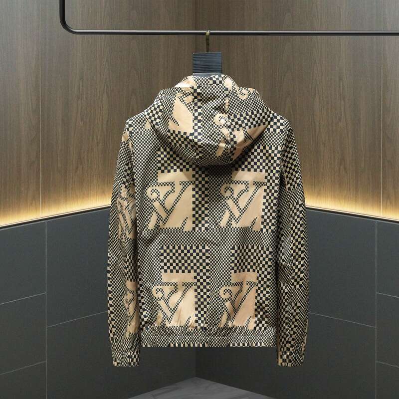 2025 Spring And Autumn European Station Trendy Brand Style Light Luxury Jacket Korean Fashion Hooded Design Men's Coat