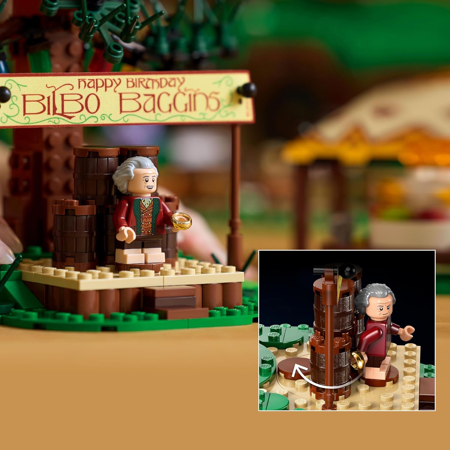 LEGO Icons The Lord of The Rings: The Shire Building Set - Room Decor for Men and Women, Ages 18+ - Adult DIY Collectible for Bedroom or Office - 1035