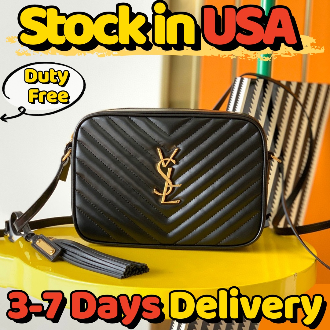 designer bag shoulder bag luxury bag purse crossbody bag simple and elegant women's handbag high-quality leather camera bag black letter underarm bag 10A