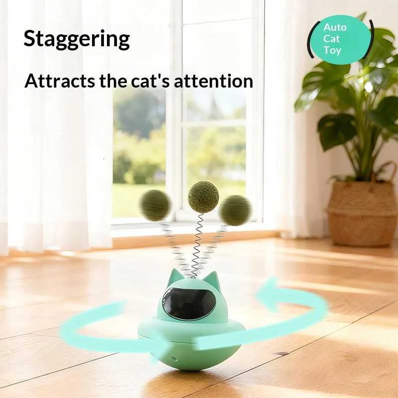 New Suction Cup Cat Teaser Wand with Tumbler Base - Feather Toy for Self Play Boredom Lazy Owner Interactive Fun M251209