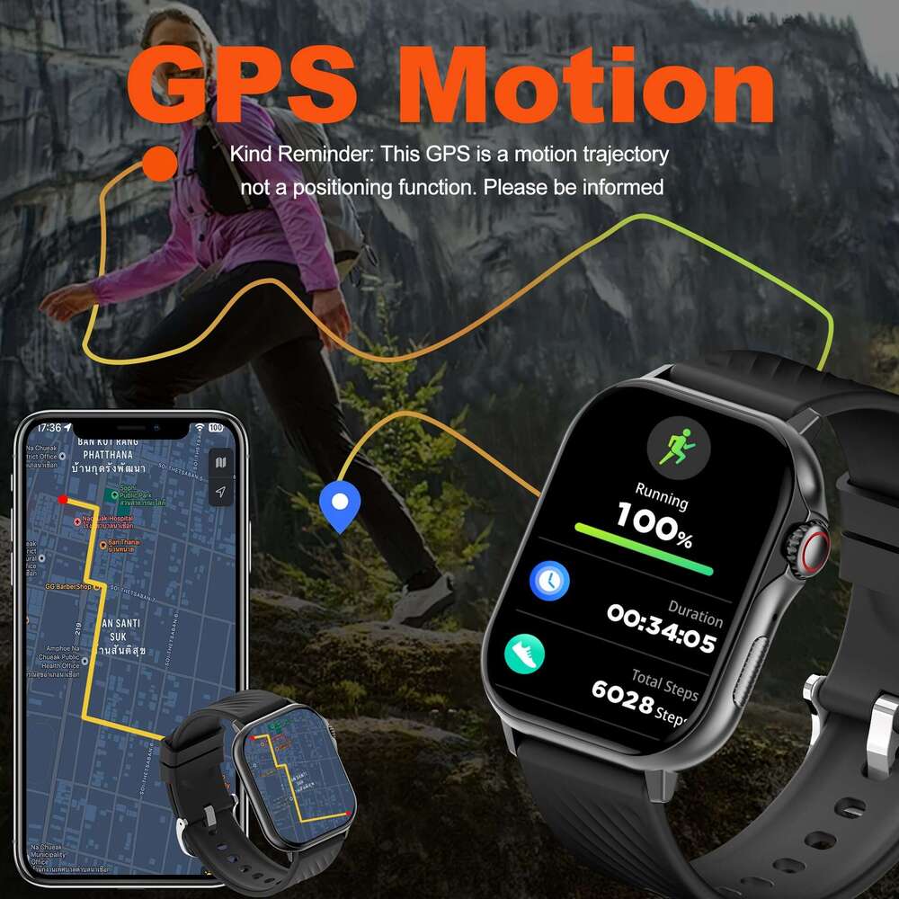 Famous Brand G Smart Inch AMOLED Screen GPS Sports And Health Monitoring Positioning Watch