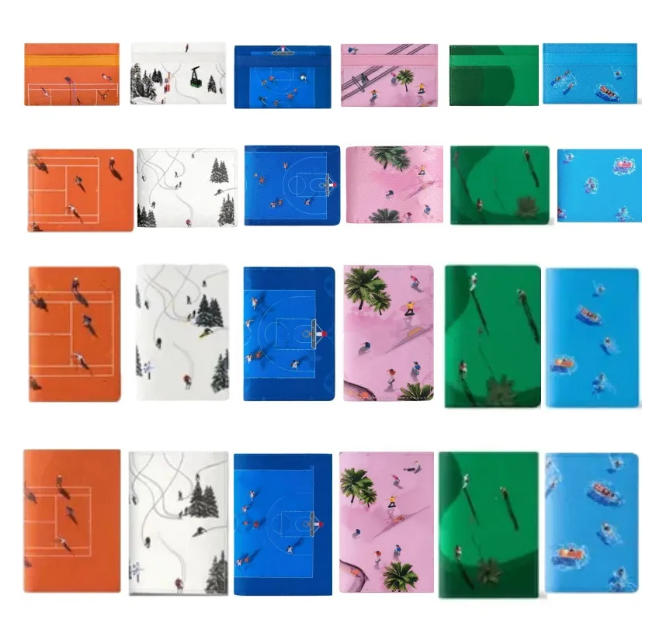 2025 10A designer wallet golf card holder with box holiday sports series style football model card holder passport bag designer eallet golf swimming ski wallet