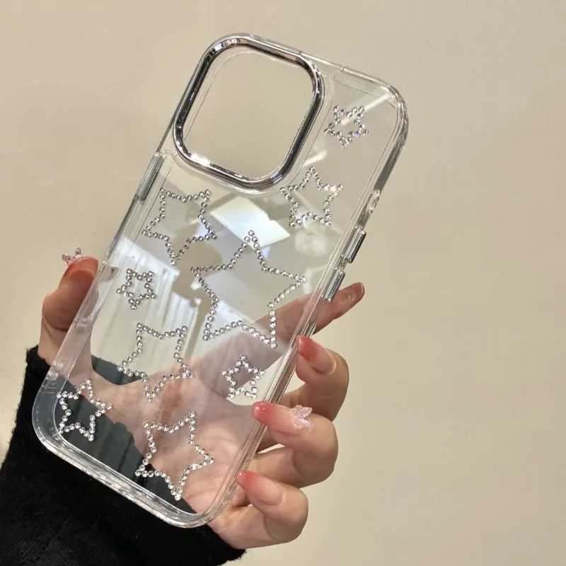 New Fashion 3D Bling Rhinestone Love Phone Case For iPhone 17 16 15 14 13 12 Pro Max 16 15 14 Plus Aesthetics Clear Shell C251209