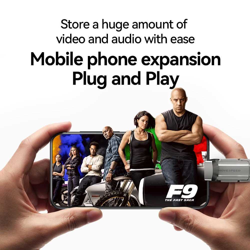 MOVEED USB 32 Solid State Pen Drive 520MB/s High Speed USB Type C Flash Drive 1TB 512GB 256GB 128GB USB Gen 2 Pendrive Flash C251209