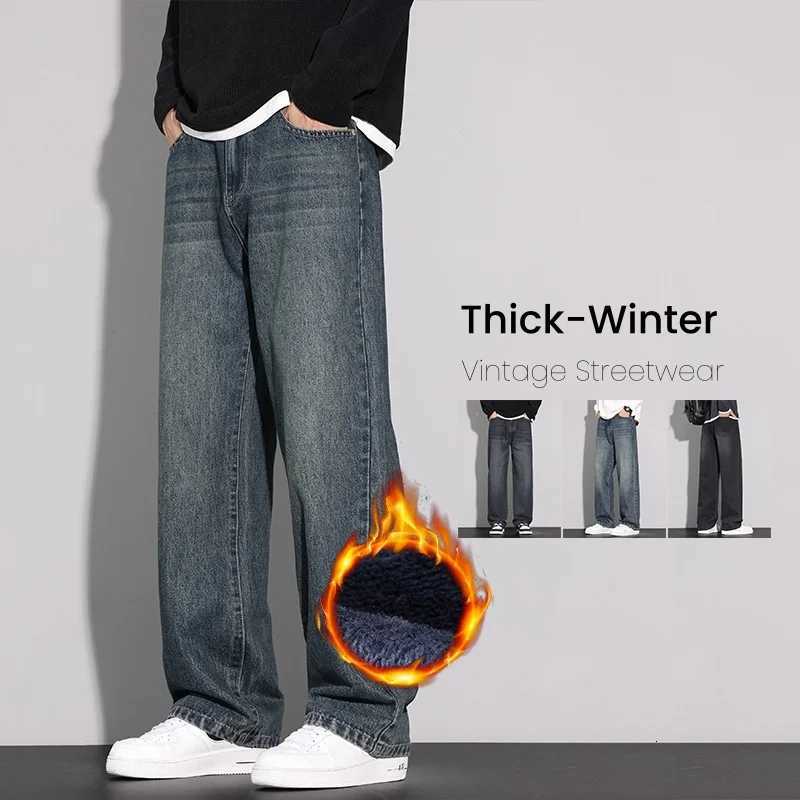 Fleece Jeans Mens W… - image