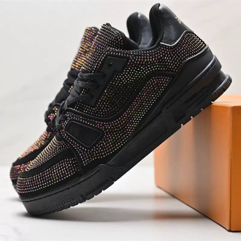 2025SS High quality luxury designer Men's casual shoes ultra-light foamed outsole wear-resistant and comfortable aresize36-46