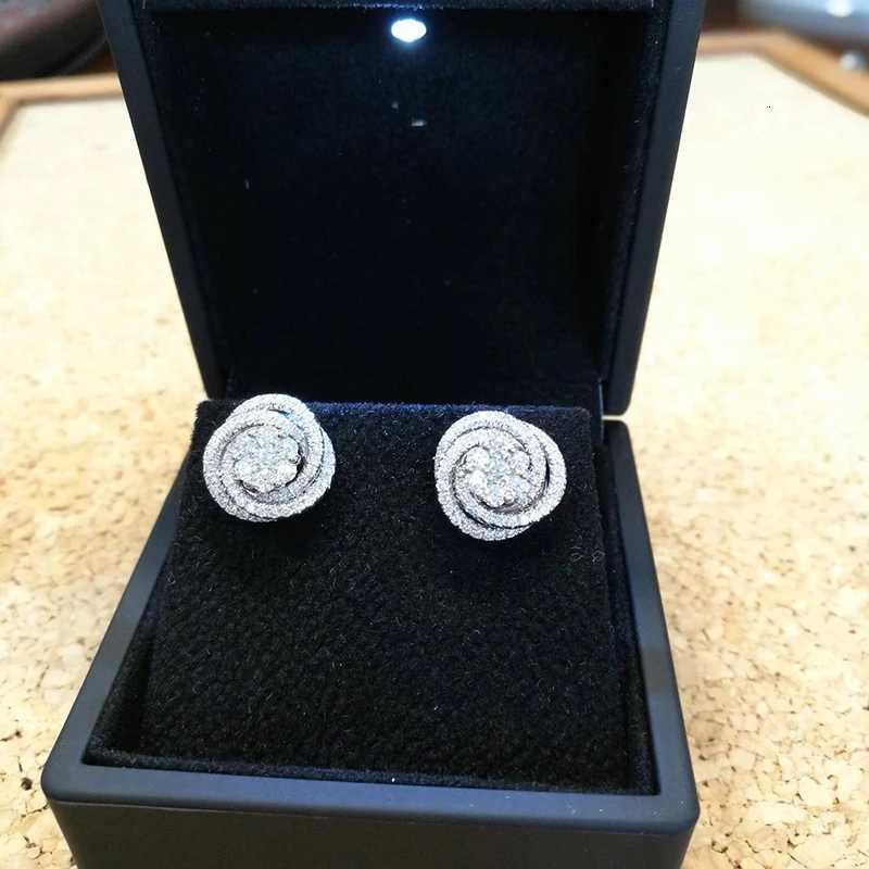 Huitan Fancy Cubic Zirconia Stud Earrings Women Delicate Design Fashion Versatile Ear Jewelry Luxury Wedding Party Accessories K251209 H260129