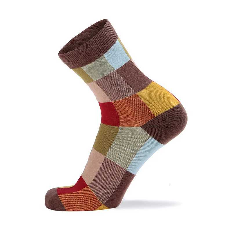 5 pairs/10 pairs of cotton mens short socks tight fitting socks fashionable colorful stripes square universal sizes 39-45T251209