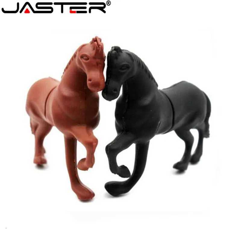 JASTER White horse style usb flash drive pretty cartoon pendrives 8gb 32gb 64gb cute memory stick 4gb 16gb pendriver gift C251209