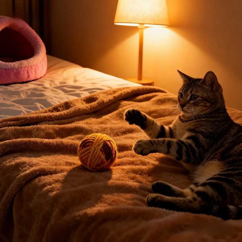 Colorful Yarn Balls Cat Toy with Bell Interactive Chewing Stuffed Toy Ball for Kittens Funny Pet Supplies M251209