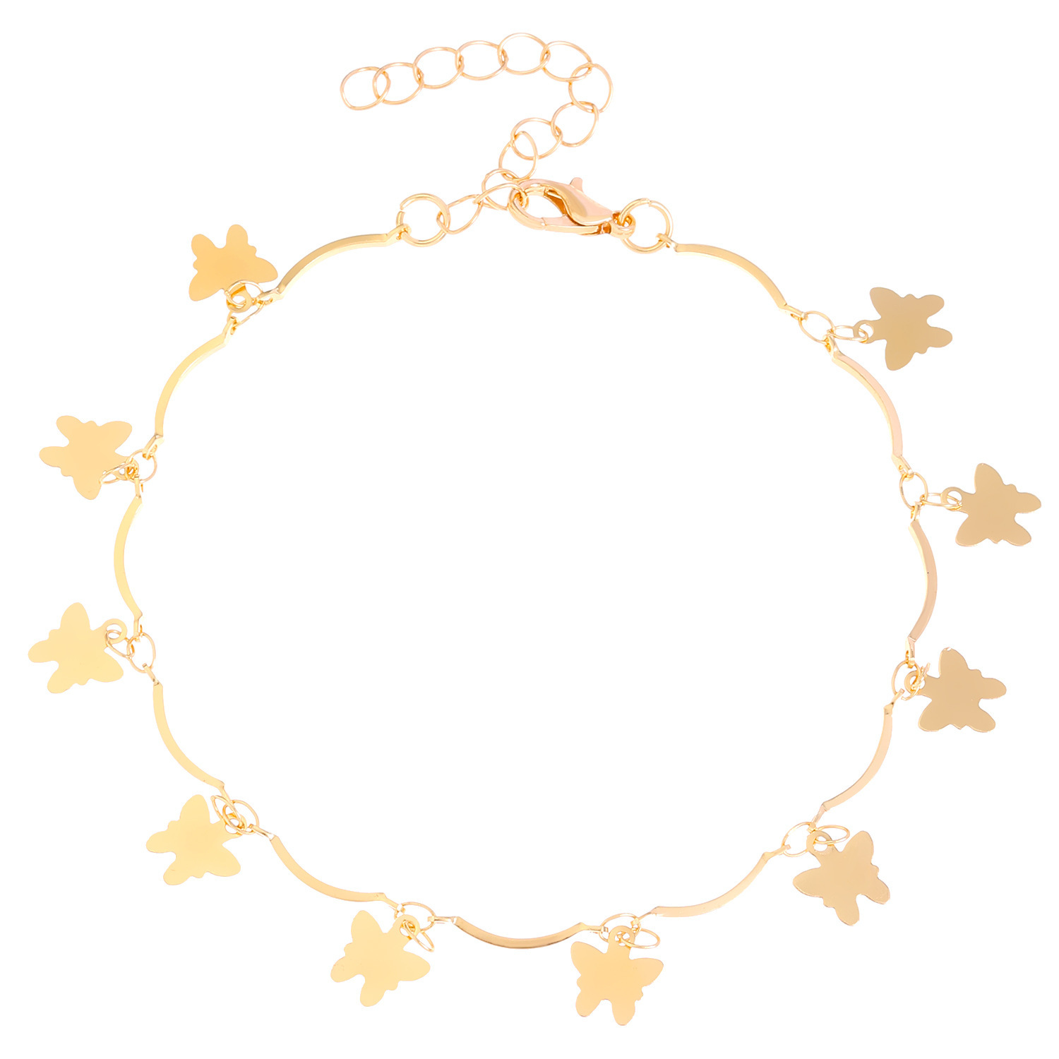 Tassel Pendant Luxury designer luxury Butterfly For Women free shipping Free Shipping Ethnic Style Personality Simple Beach Anklet