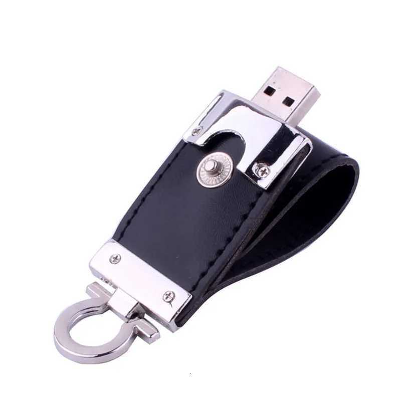 Keychain Leather USB 30 Flash Drive 128GB 32GB 64GB High Speed Metal Memory Stick Pen Drives 16GB Red Pendrive 8GB USB 30 Disk C251209