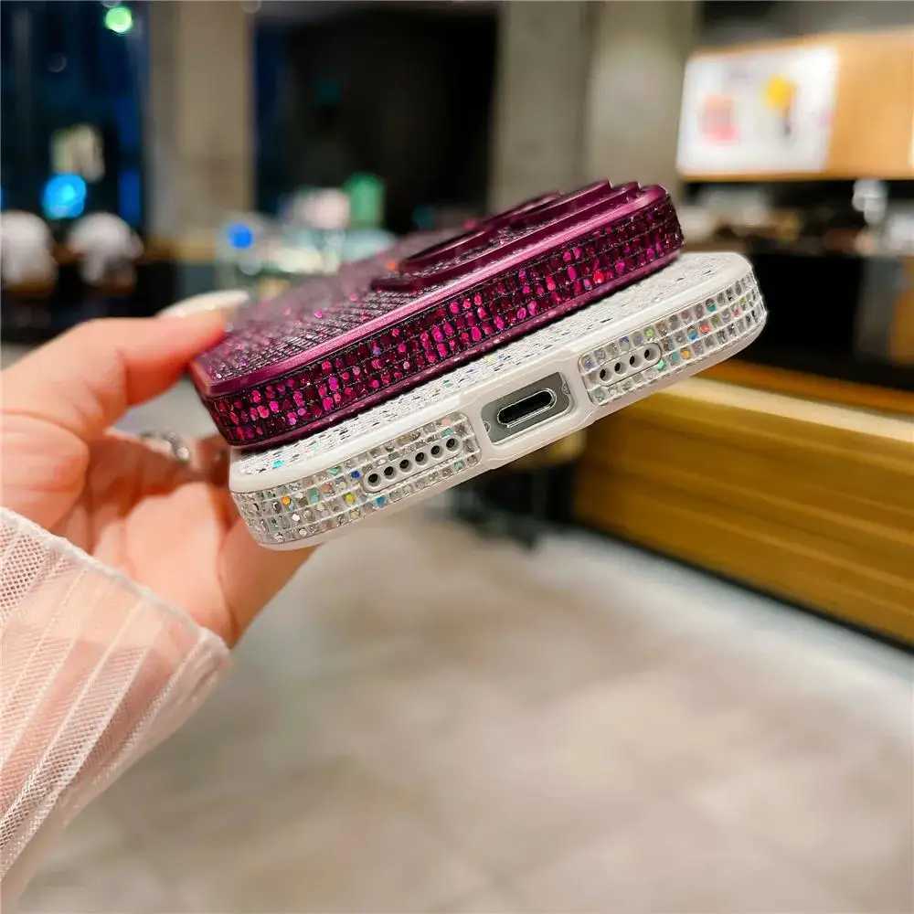 Luxury Hight End Black Bling Glitter Noble Case For iPhone 15 14 13 12 Pro Max 11 Lens Film Protection Soft TPU Shockproof Cover C251209