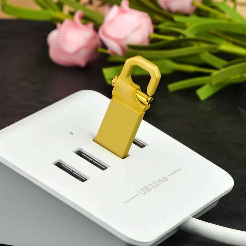 Cust 100PCS Flash Drives Metal 64GB Black 32GB Pen drive 16GB Memory stick U disk 8GB 4GB C251209