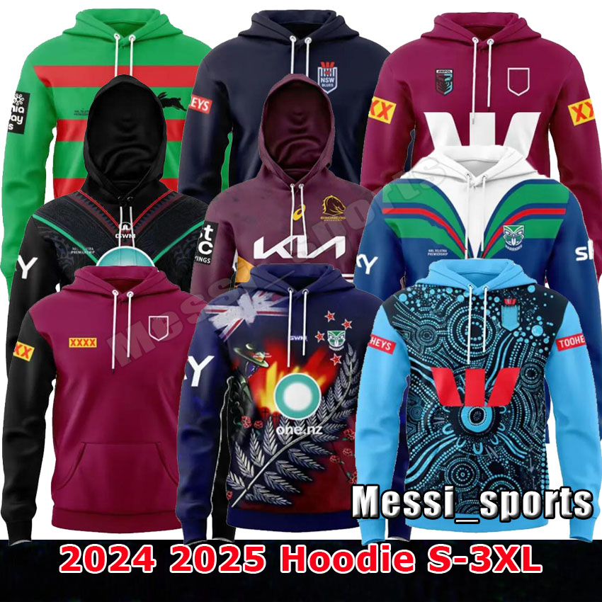2024 2025 2026 South Sydney Rabbitohs Rugby Jerseys Shark Warrior Rooster Training Hoodie 25 26 QUEENSLAND MAROONS Home Away JERSEYs League T-Shirt S-3XL