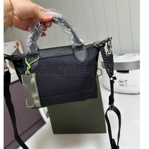 8a French longity champly Mini Dumpling Commute Versatile Crossbody Handbag Womens Small Bag with Perforated Shoulder Strap Large Portable Shopping Bag