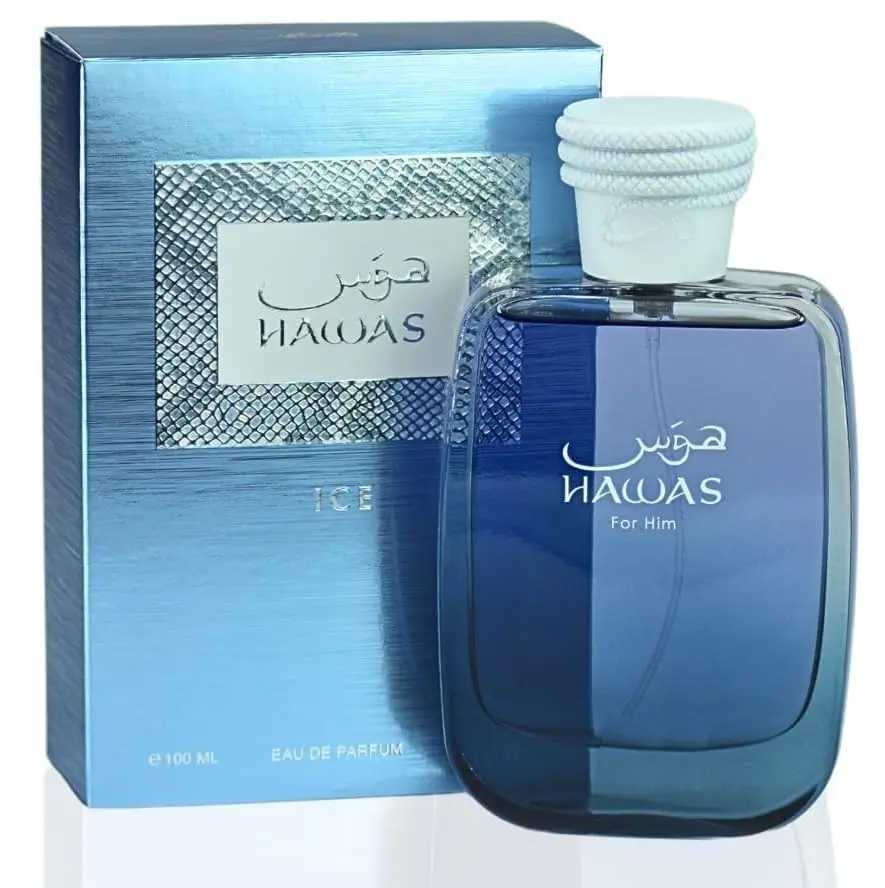 RASASI Hawas Mens Ice Eau De Parfum 100ml 34oz - Fragrance for MenT251209
