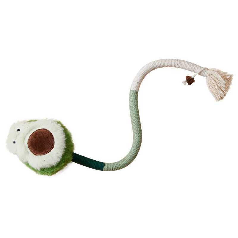 Cat and dog bite rope toy a self soothing toolfor relieving boredomgrinding teethenduring bites consuming energyteasing catstick M251209