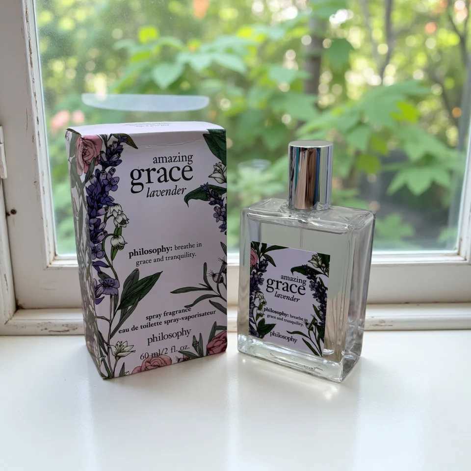 Philosophy Amazing Grace Lavender Eau De Toilette for Women Delicate Charming Perfume with Lavender Berry Musk NotesT251209