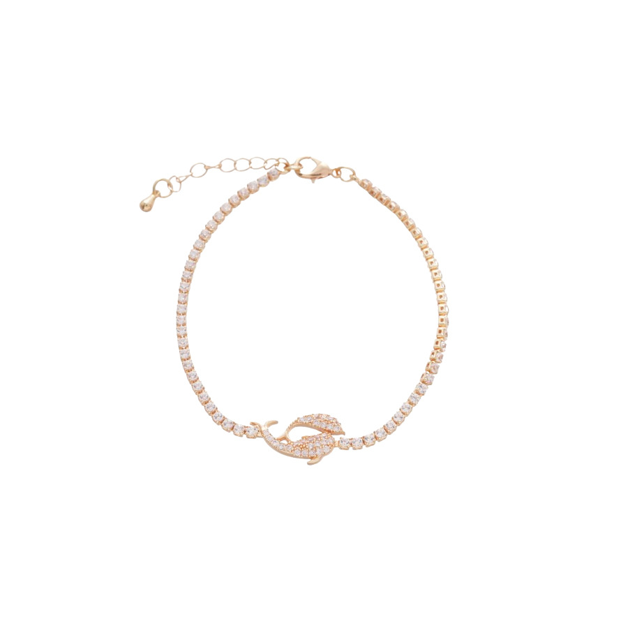 Square Zircon Small Fish Light Luxury High-end Fashion Super Shiny Bracelet for Women Commuting Versatile Elegant Jewelry Wholesale - view 9