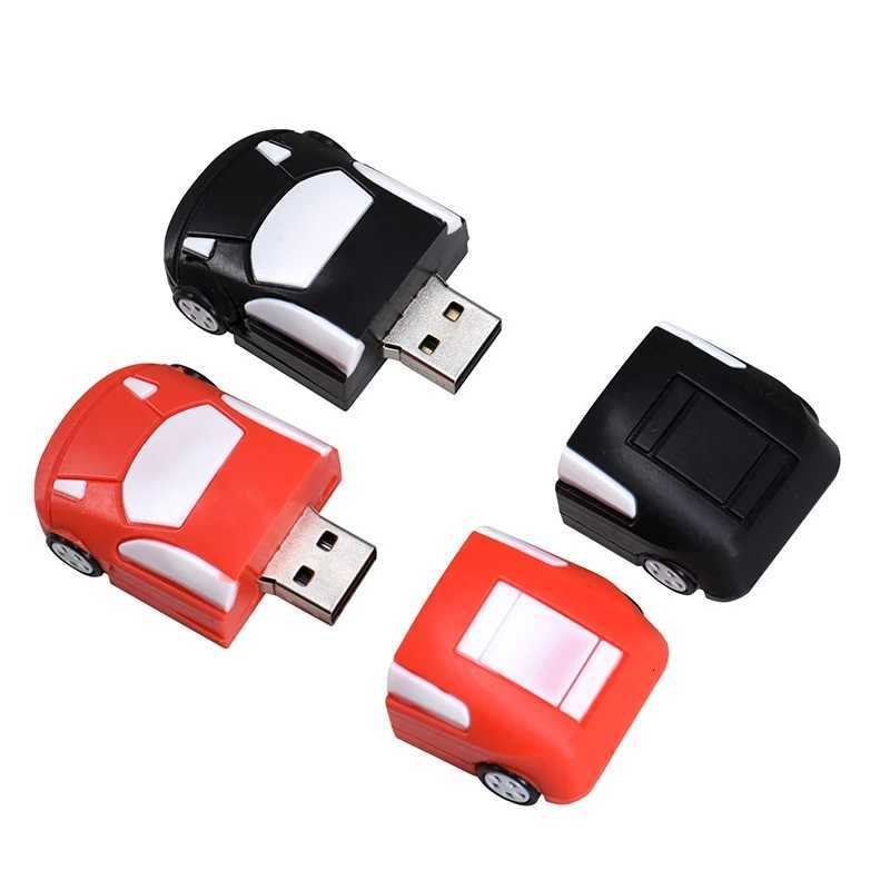 USB 20 Flash Drive Cartoon Car Colorf Cool Pen Drive Mini Memory Stick Portable USB Stick Gifts For Children 64GB C251209
