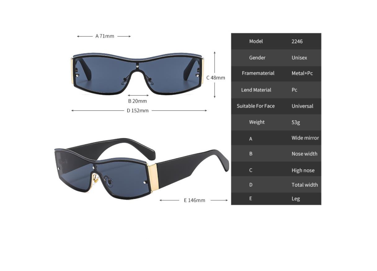 Designer Sunglasses For Women Men Fashion Sunglasses Luxury Polarized Lens Goggle Pilot PC Frame UV400 Eyewear Luxury Style Sunglasses DK30