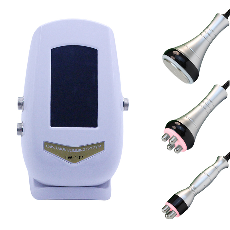 3in1 Multipolar Ultrasonic RF Body Shaping Machine Facial and Body Firming Fat Burning 40K Cavitation Slimming Weight Reduce Cellulite Removal Face Li