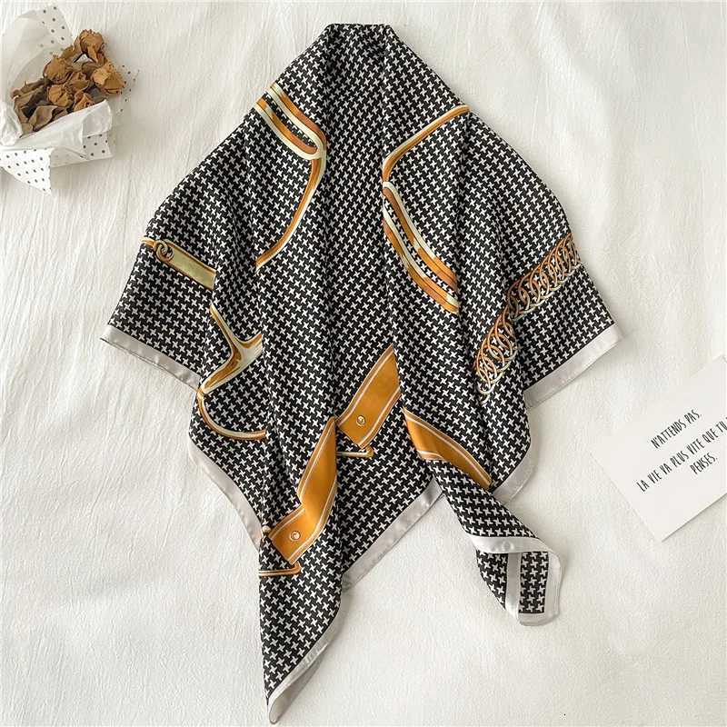 Luxury New Fashion Luxury Temperament Square Scarf Silk Scarf Womens Travel Sunscreen Shawl Headscarf Color Matching Scarf Versatile Y251208