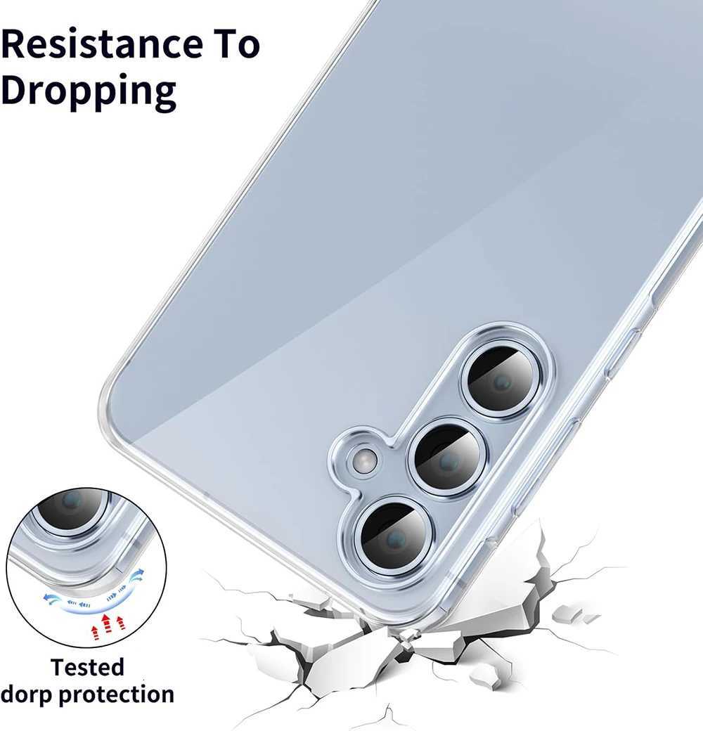 tra Thin Silicone Soft Case For Galaxy S24 FE Plus tra Clear Back Cover For S 24 S24 S24FE 5G Shell C251209