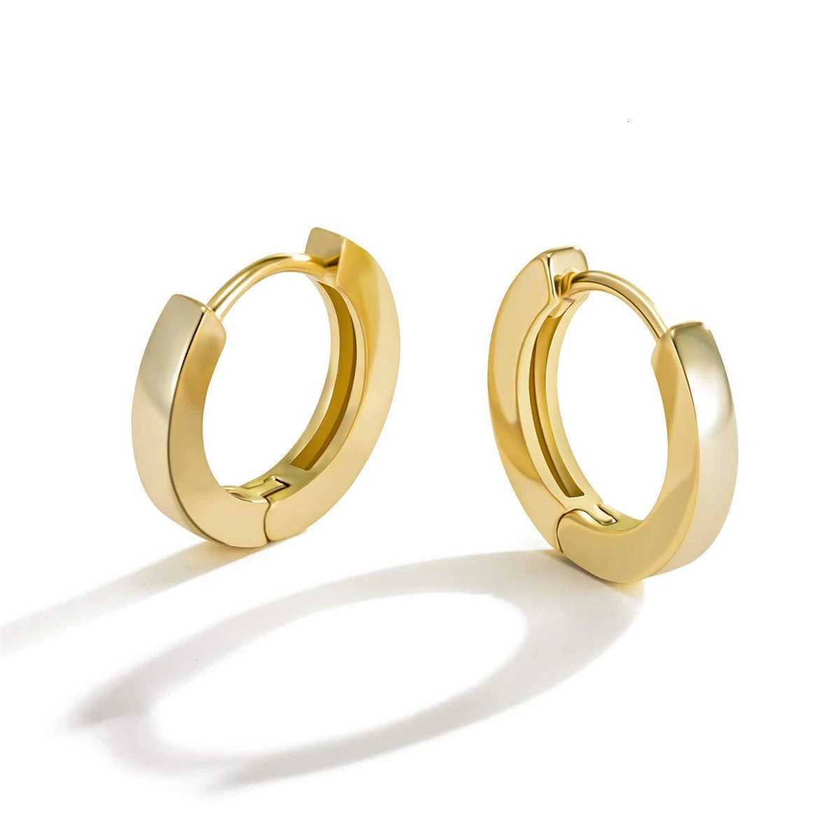 Hot selling classic circle earrings for women and girls copper gold-plated material K251209 H260129