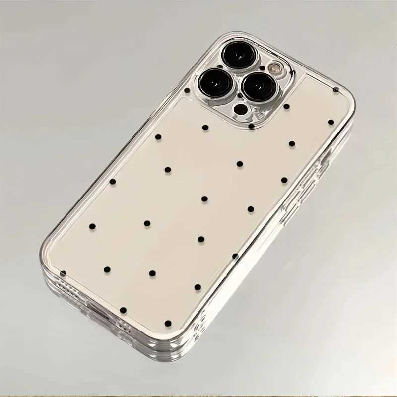 INS Colorf Polka Dot Phone Case For iPhone 17 Air 16 15 14 13 12 11 Pro Max 16E 7 8 Plus Shockproof Cover C251209