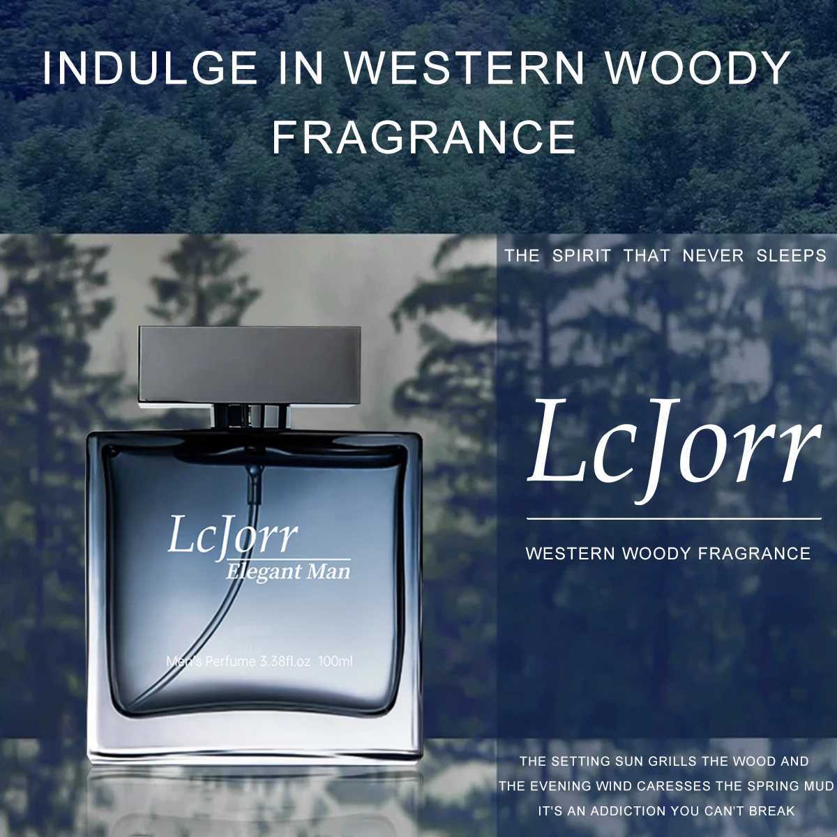 LCJORR Mens Perfume 100ml34ozluxury fragrancegentlemanly tasteFor all agesdaily usegiftingValentines DayT251209