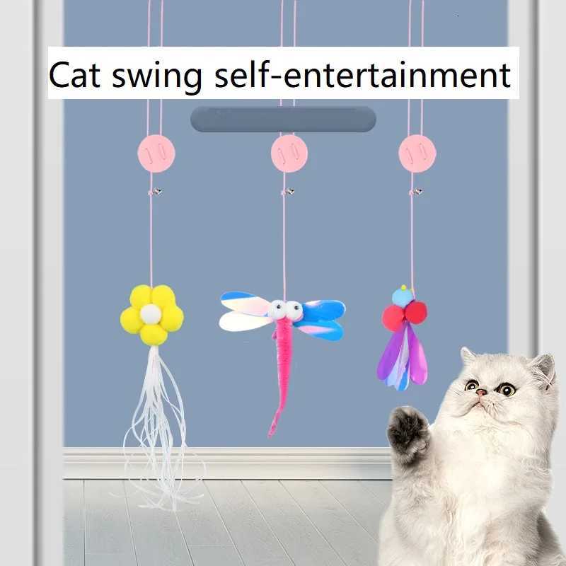 Cat Fishing Rod Indoor Cat Toy for Kittens Rope Long Rope Teasing Cat Toy Accessories Pet Kitten Toy MWJ02 M251209