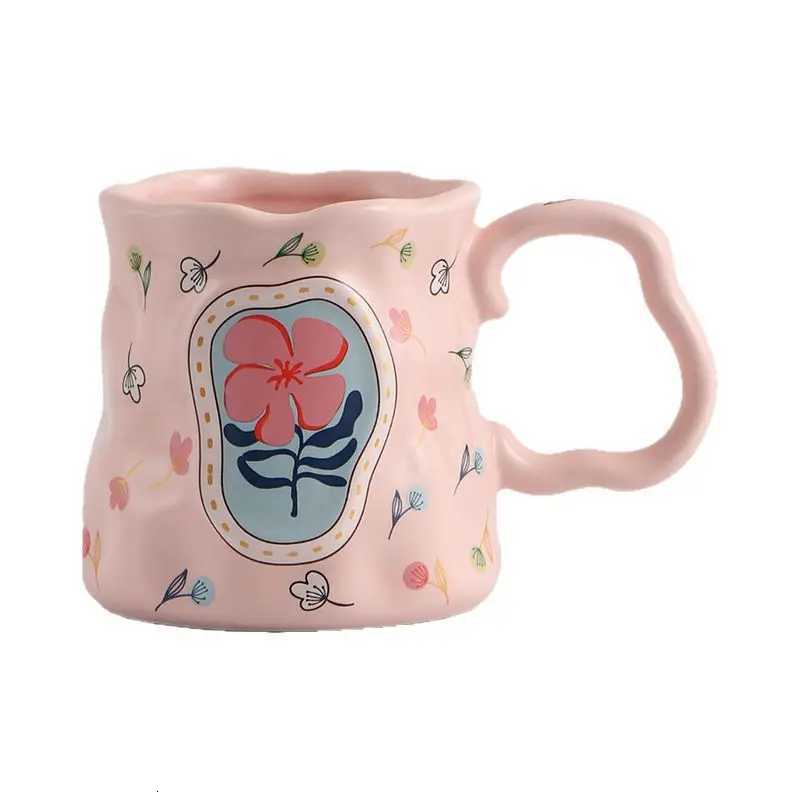 Handmade Ceramic g Flower Shaped Dreamy Premium Design High Value Coffee Cup Unique Souvenir Gift for Breakfast Water H251209
