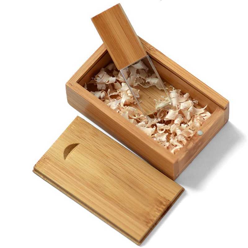 wooden and crystal pendrive 4GB 32GB pen drive 16GB 64GB USB flash drive memory stick custi gifts C251209