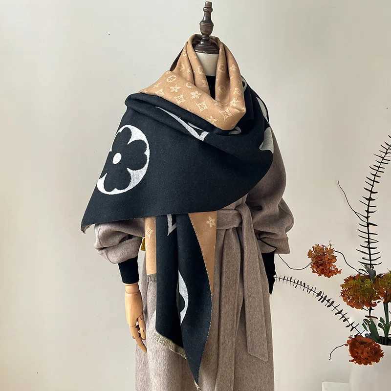 Luxury New Women Fashion Scarf Luxury Autumn Winter Warm Shawls Print Scarves Faux Pashmina Mujer Femme Foulard Bufanda Hijabs Y251208