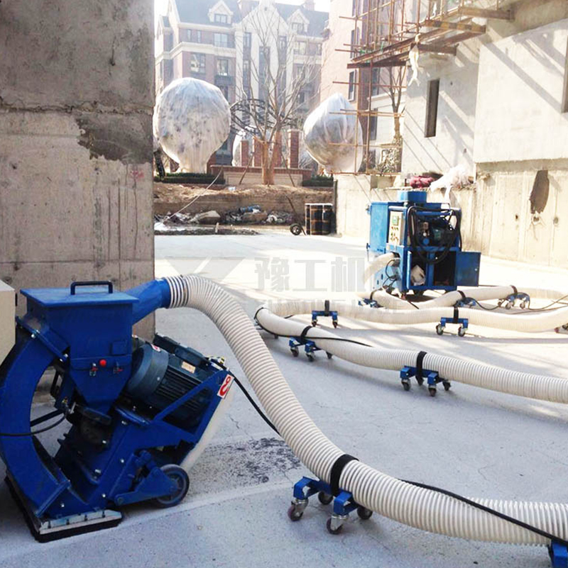 Coil & Surface Shot Blasting Machine | Crawler-Mounted with Steel Roller Turntable and Industrial Vacuum Recovery
