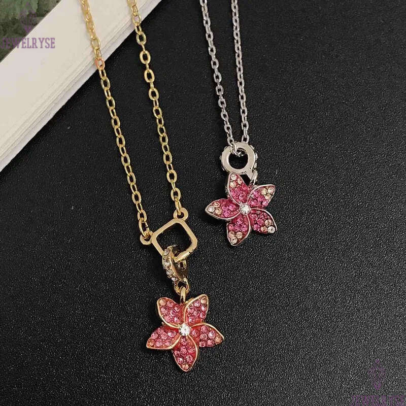 Luxury lovely red flower floral designer earrings for women romantic shine crystal cz zircon elegant charms earring earings ear rings necklace jewelry